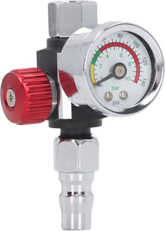 G1/4 Zoll Farbspritzgerät Luftdruckregler Schnelle und genaue Regulierung Farbspritzpistole Lufteinstellregler 0-10bar