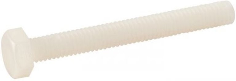 Vis mit hexagonalem Kopf - Vollgewinde - Nylon 6.6 8x40 mm - Packung mit 100