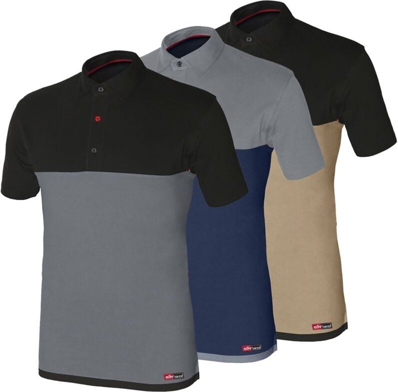 Industrial Starter Stretch 8774 Polo - xxxl - Grau