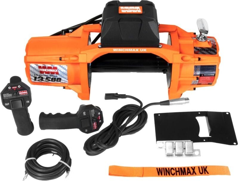 6.123 kg sl Original Orange 12-V-Winde. Kein Seil, keine Seilführung. Drahtlose Fernbedienungen.