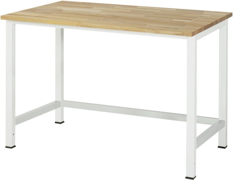 Werktisch Buche-Massiv-Platte BxTxH 1250x800x825 mm - RAU
