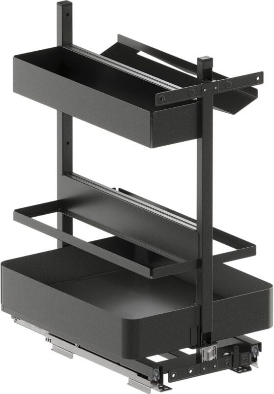 Vs sub Larder Flex Cook Unterschrank - Schrankorganizer Set kb 400mm, Stahl pulverbeschichtet lava