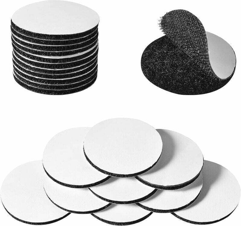 Shining house Lot de 20 paires d'autocollants à gratter double face – Adhésif double face extra fort – Bande autocollant...