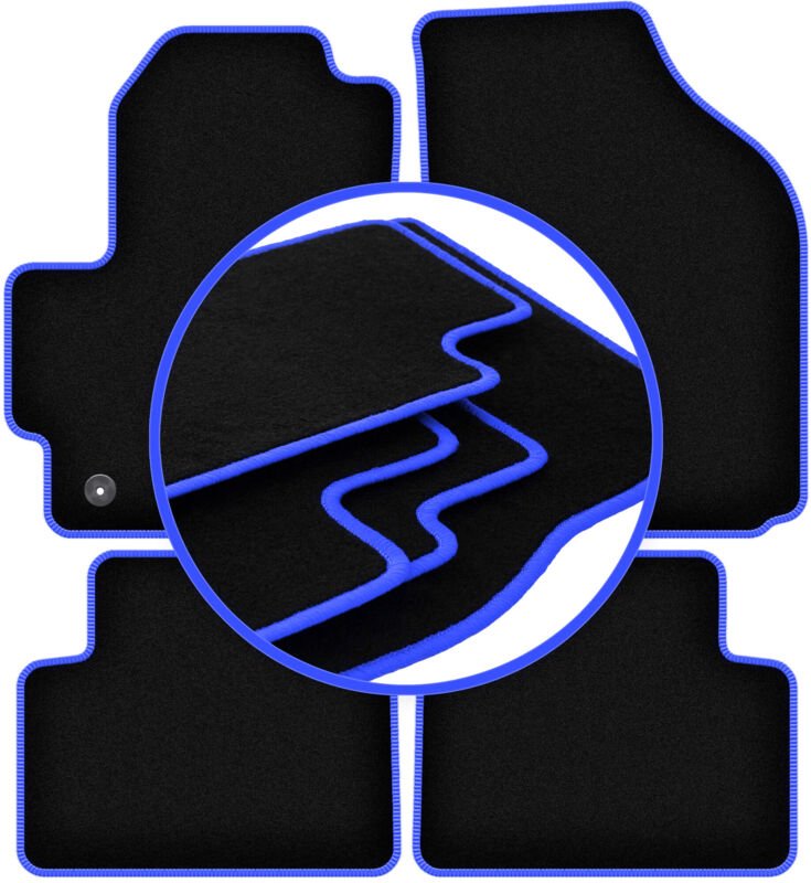 CARLUX-BLUE Autofußmatten für: Daewoo Matiz Fließheck (1997-2007)