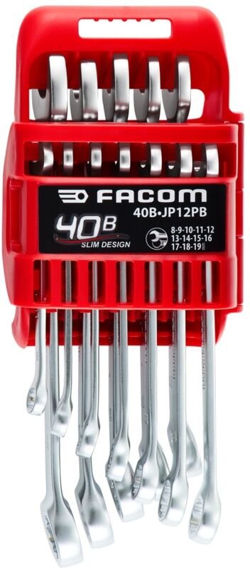 FACOM Ring- und Maulschlüsselset SLIM 12-tlg.