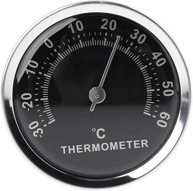 58 mm Mini-Autothermometer – analoge mechanische Temperaturanzeige mit Aufkleber