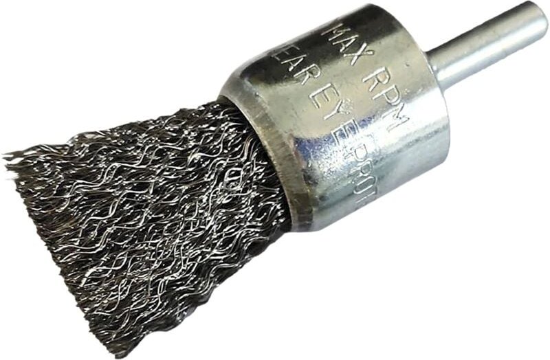 Pinselkopfbürste, Ø 25 mm mit 6 mm Aufnahme