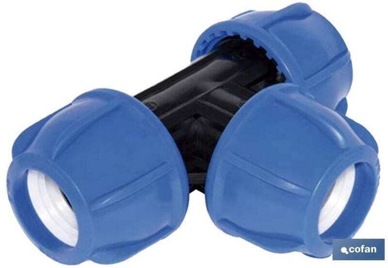 Te 90° Pp Pn16 25 x 25 x 25