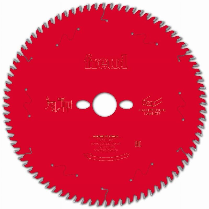 Sägeblatt für Handkreissäge Freud 250 2,8/1,8 AL30 Z80 tp 10° - F03FS09877 -FR23H001T