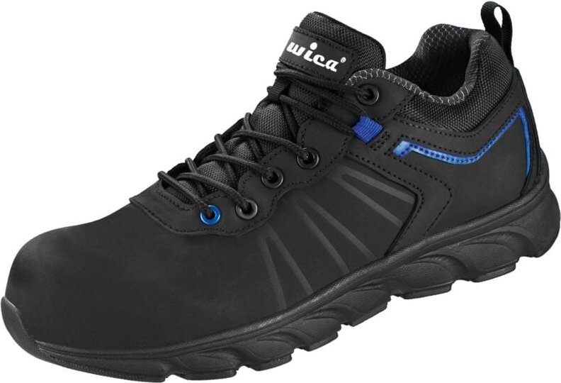 Wica - Sicherheitshalbschuh vezzo 34331 S3 src Gr. 37 schwarz/blau