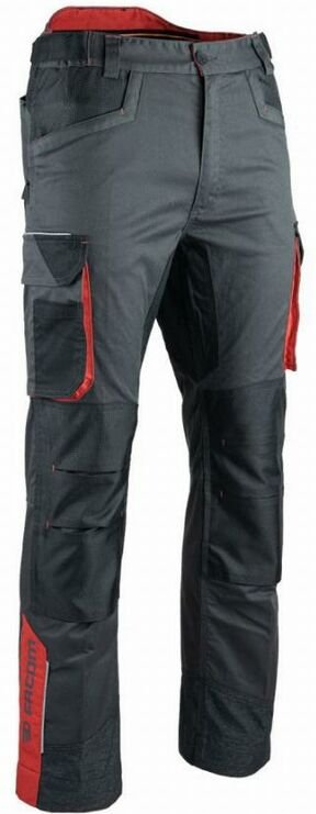 Stretchhose Facom Strap Schwarz/Grau/Rot Größe 48 - FXWW1011E-48