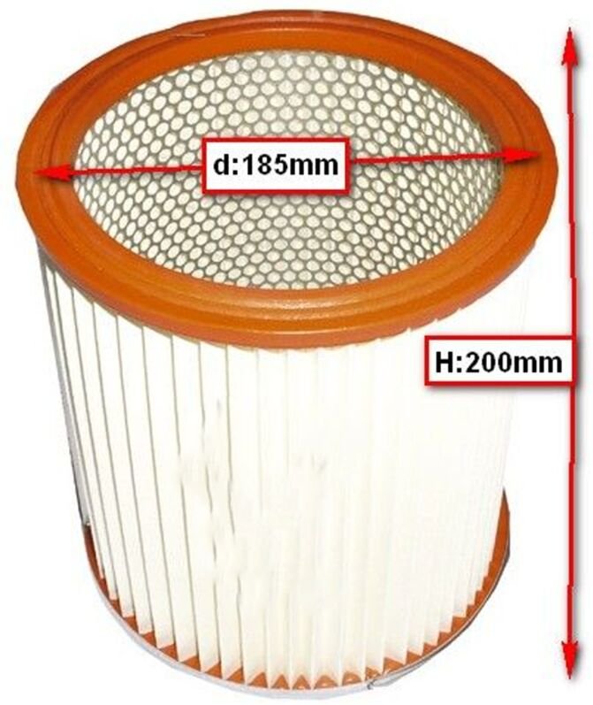 Rowenta - Ersatzteil - sos Accessoire Filtre cylindre diam 185mm h 200 mm pour Aspirateur ZR70 - calor, aquavac, hoover,...