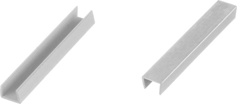 Thumbnail - Endstück Sockelblende Sockelleiste für Einbauküche 150mm Höhe aluminium Gebürstet- HBK15 - Holzbrink