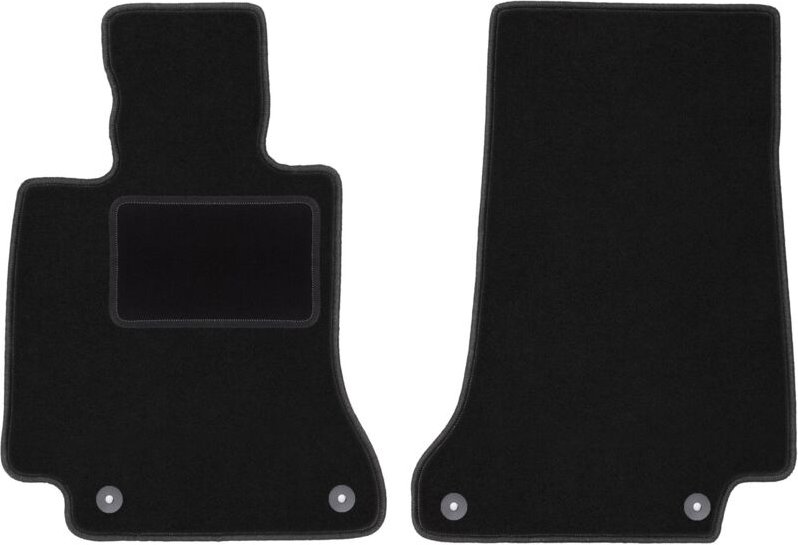 Vordere Matten schwarz für: Mercedes C W205 Coupé, Cabrio (2015-)