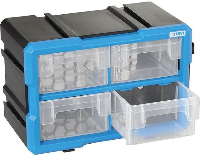 Modulare Kommode mit 4 ausziehbaren Schubladen fur die Werkstatt Fervi c086/04c