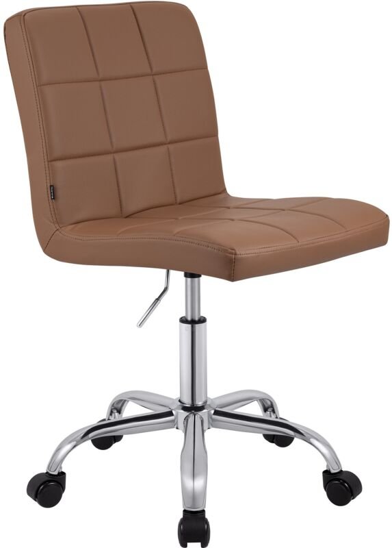 Arbeitshocker Darfield hellbraun Kunstleder