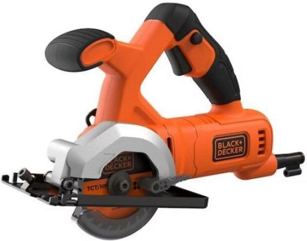 Black and Decker Mini-Kreissäge 400 w 85 mm mit zwei mitgelieferten Klingen Bes510-Qs
