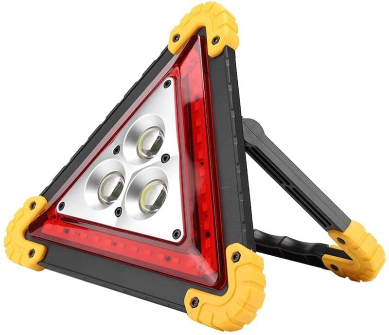 Auto-Warndreiecke, LED-Multifunktions-Pannendreieck, tragbares Warndreieck-Stoppschild