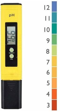 Professioneller pH-Tester, automatische Kalibrierungsfunktion und Messbereich 0,00 – 14,00 für Wasser, tragbares Aquariu...