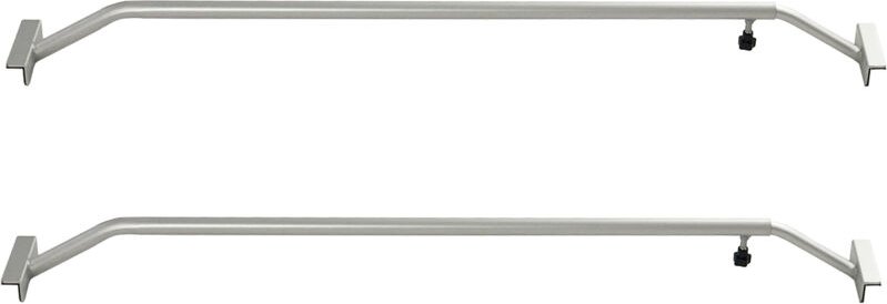 Baumarktplus - 2x Alu-Bügel xl verstellbar 1320 - 2100mm für Anhänger Flach-Planen Planenstütze