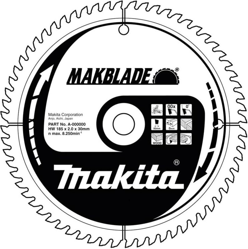 Makita B-09036 Makblade Sägeblatt 305x30 mm 60 Zähne