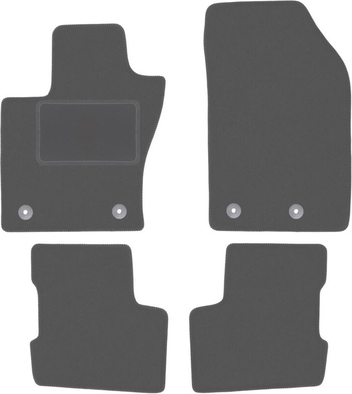 Graphit-Fußmatten für: Fiat 500X FL Crossover (2018-)