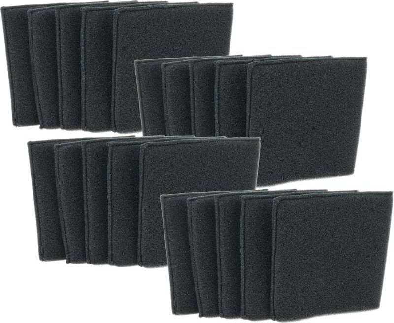 vhbw 20x Staubsaugerfilter kompatibel mit Einhell TE-VC 3080 SACL, 4090 SACL, 5090 SACL Staubsauger - Schaumstofffilter ...