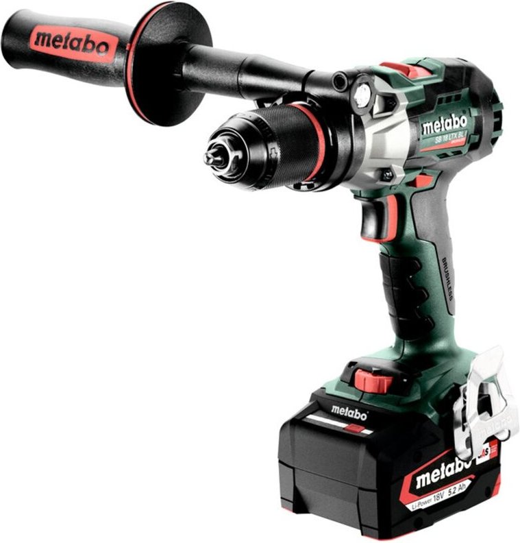 Metabo - Akku-Schlagbohrschrauber sb 18 ltx bl i x 145 l, 18V 2x5.2Ah Li-Power + asc 55