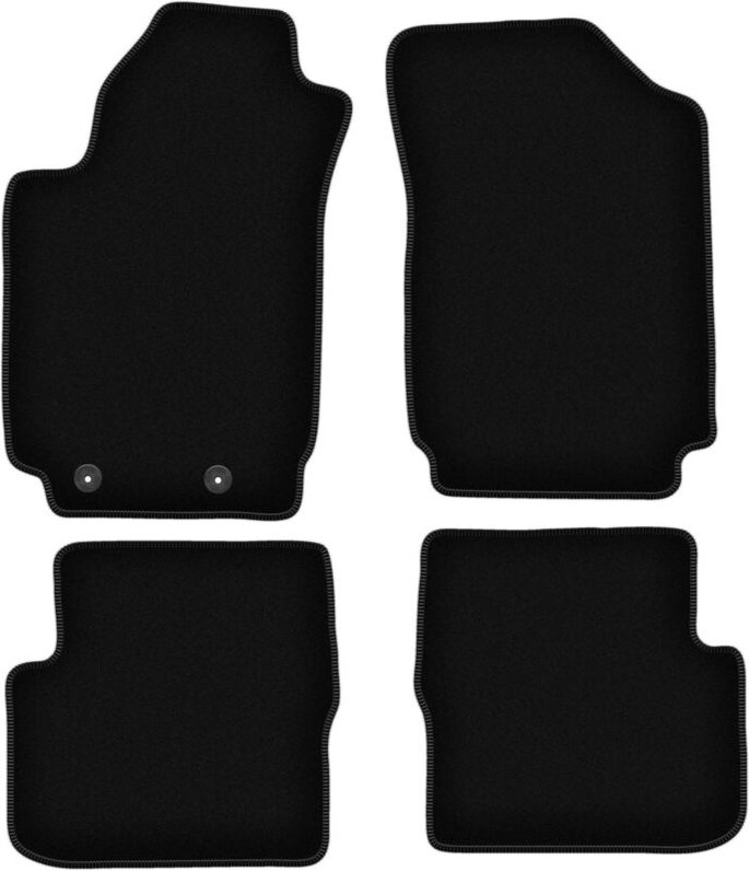 BASIC schwarze Veloursmatten für: Fiat Stilo Fließheck, Kombi (2000-2008)