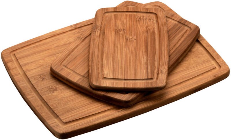 Thumbnail - Schneidebretter aus Bambus, 3er-Set