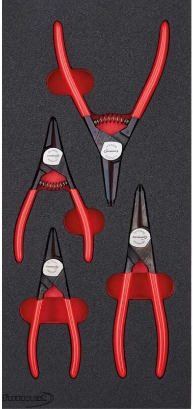 Modul Sicherungszangen gerade Ausf. J1 135mm innen, J2 180mm - Format