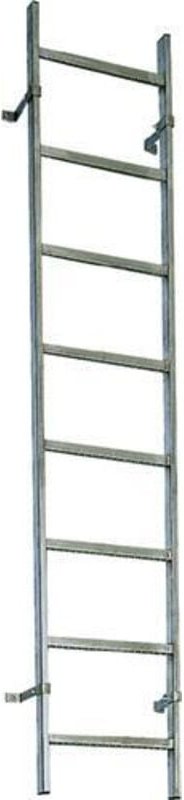 Zarges Schachtleiter 300mm lichte Breite Edelstahl, 6 Sprossen