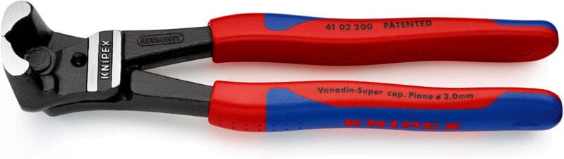 Thumbnail - Knipex - 61 02 200 Bolzen-Vornschneider hochübersetzt schwarz atramentiert 200 mm