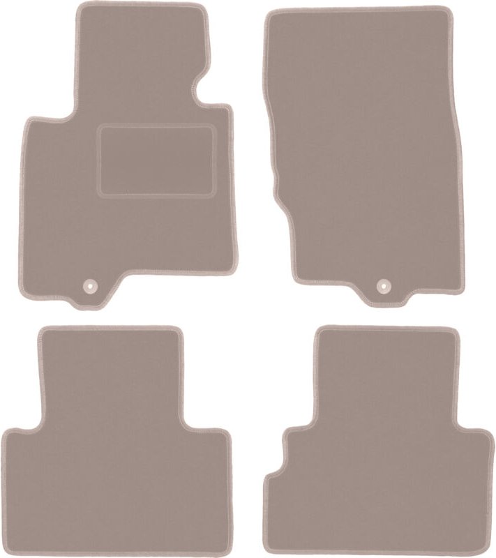 Beige Velours-Fußmatten für: Infiniti QX70 SUV (2008-2017)
