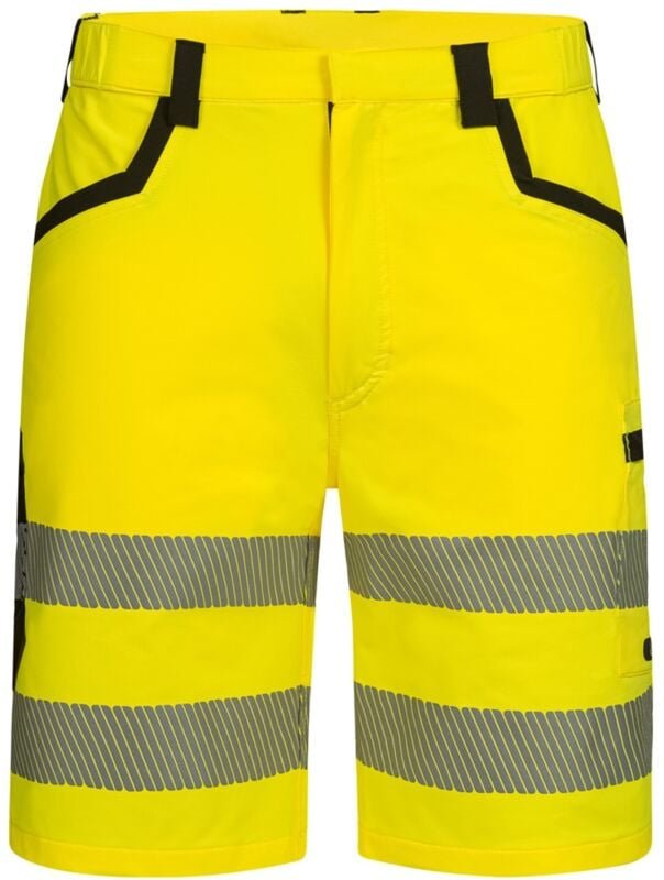 Feldtmann Elysee Warnschutz-Shorts Stretch hagenau 22765 Gr. 56 gelb/schwarz