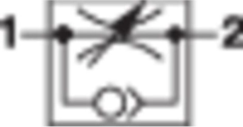 Imi Norgren Drosselrückschlagventil T1000C2800 Innengewinde: 1/4' 1 St.