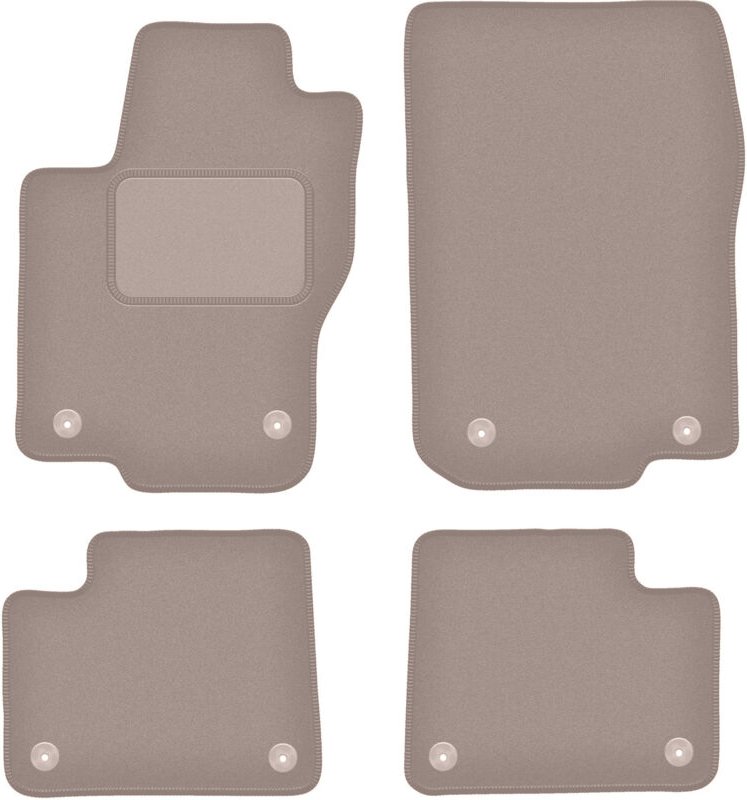 Beige Veloursmatten für: Mercedes GLS SUV (2015-)
