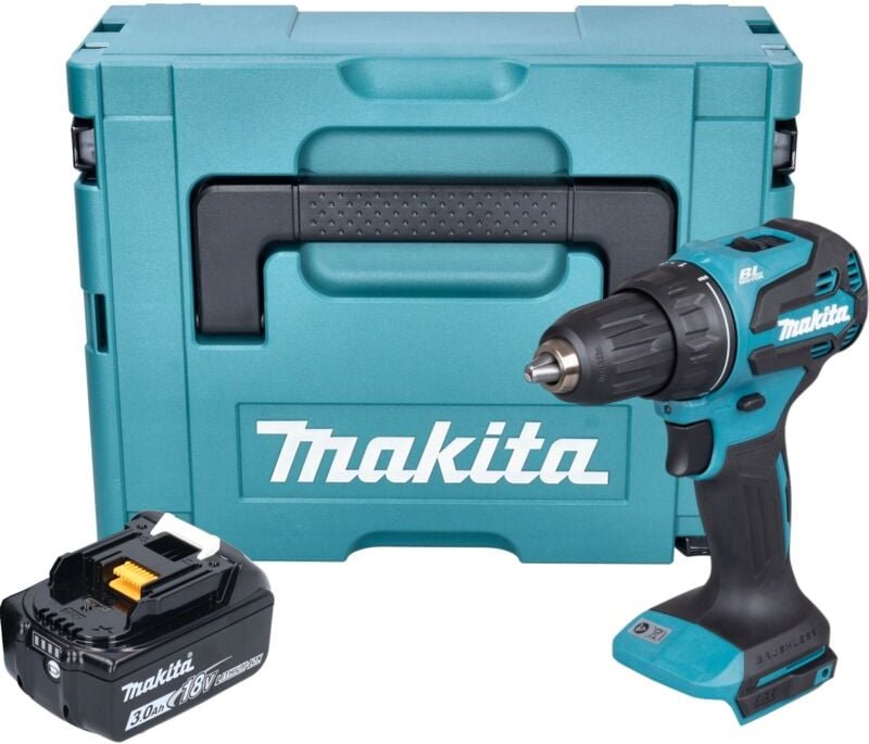 Ddf 490 F1J Akku Bohrschrauber 18 v 65 Nm 1/2' Brushless + 1x Akku 3,0 Ah + Makpac - ohne Ladegerät - Makita