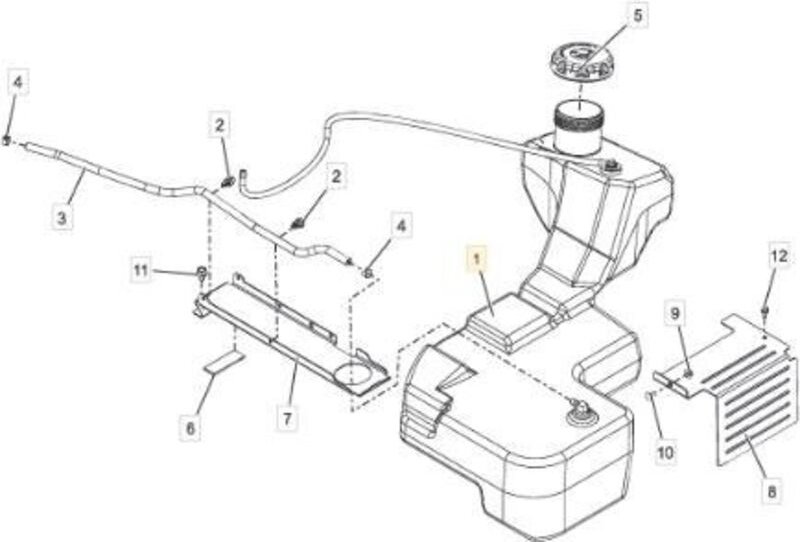 Original Stiga-Kraftstofftankbaugruppe – 118830774/0
