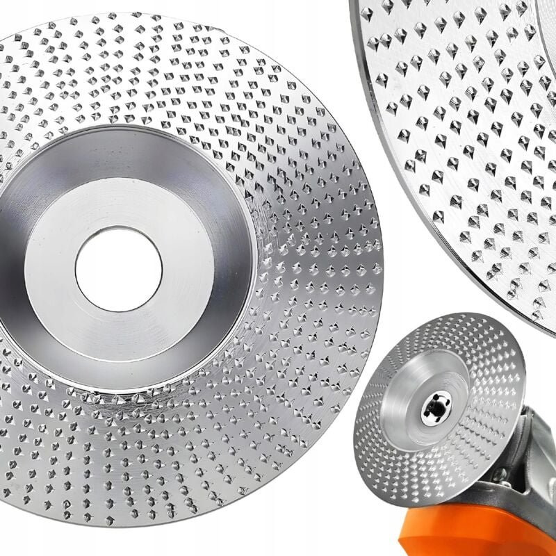 Holzschnitzerei-Schleifscheibe 125 mm schräge Raspel für Schleifmaschine