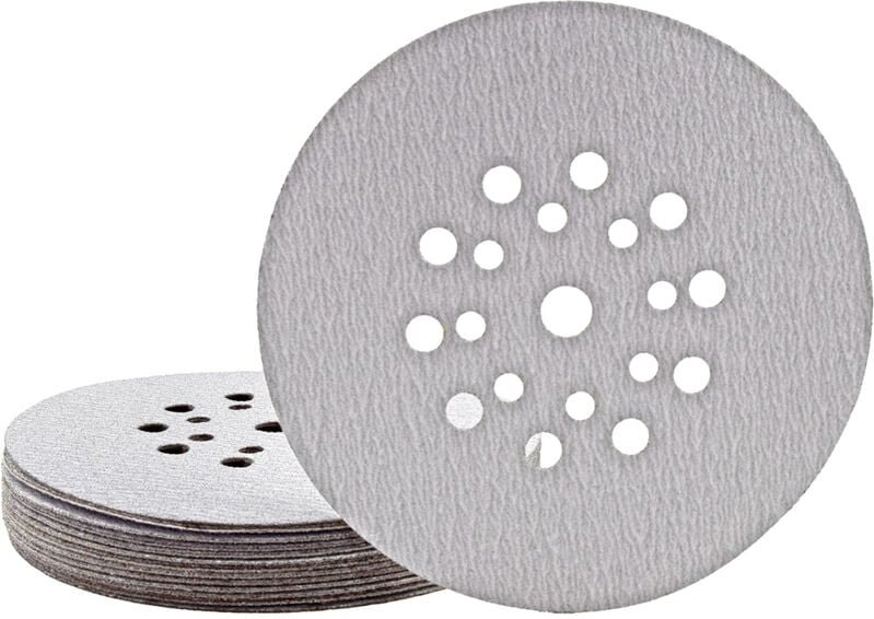 Thumbnail - Shark Klett-Schleifscheiben, 225 mm, 19-Loch, f. Trockenbauschleifer, Normalkorund (25 Stk.) K40 - Miotools