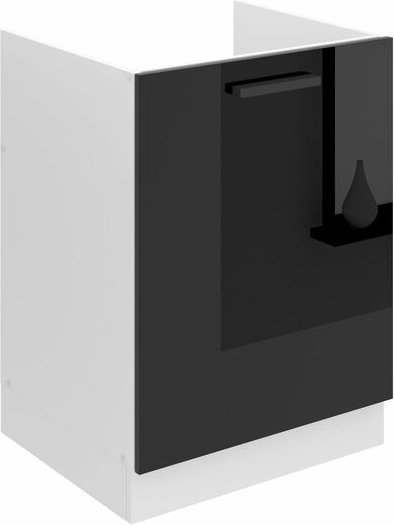 Unterschrank Küche, Spülenunterschrank 60 cm Breite. sdz Küchenunterschrank ohne Arbeitsplatte. Spülenschrank mit 1 Tür,...