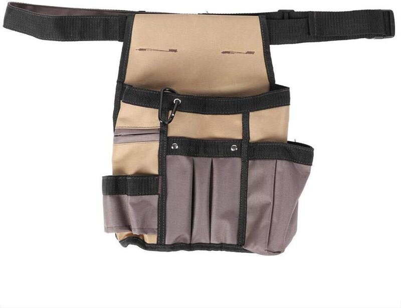 Garten-Hüfttasche, tragbare multifunktionale Gürteltasche für Gartengeräte, verstellbarer Gürtel