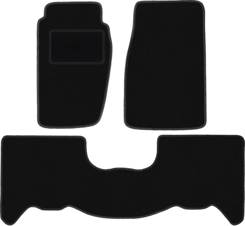 Schwarze Velours-Fußmatten für: Jeep Grand Cherokee ZJ Offroad (1998-2005)
