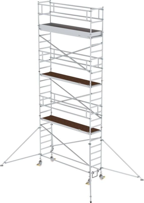 Rollgerüst 0,75 x 3 m mit Ausleger Plattformhöhe 6,35 m - 156646 - Günzburger Steigtechnik