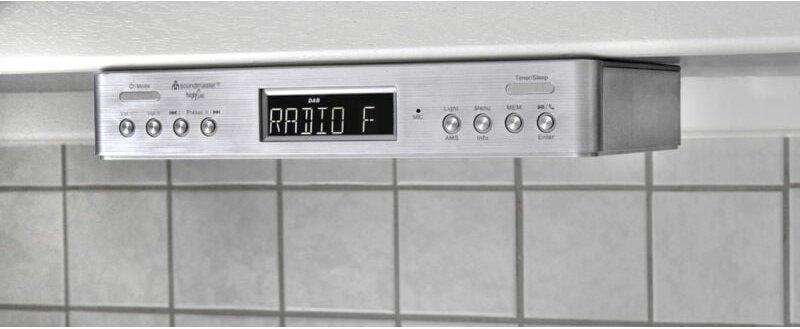 Soundmaster - UR2045SI Küchenradio dab+, ukw Bluetooth® Freisprechfunktion Silber
