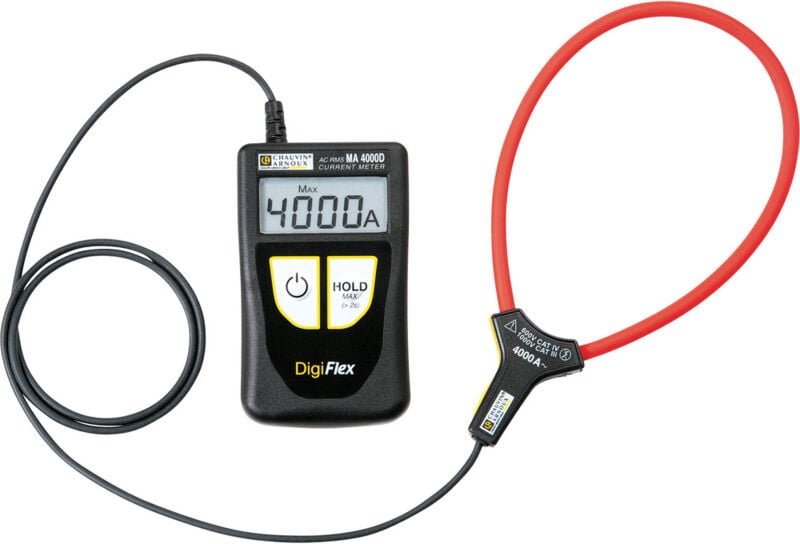 Ma 4000D Stromzange, Hand-Multimeter digital cat iv 600 v Anzeige (Counts): 4000 - Chauvin Arnoux