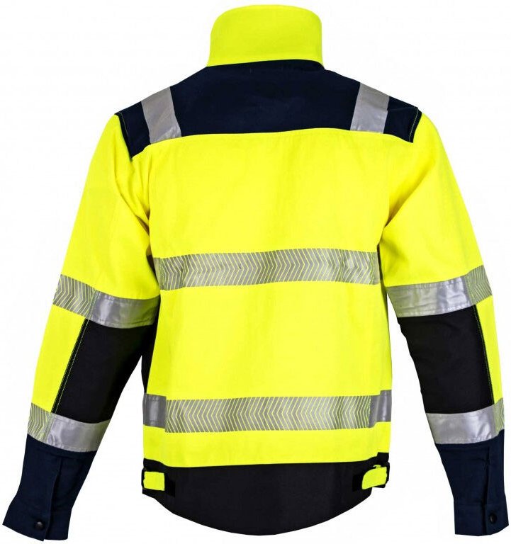 LMA - Reflexion High Vis Jacke T2 s Fluo Gelb/ Marine - 2219 T2/S