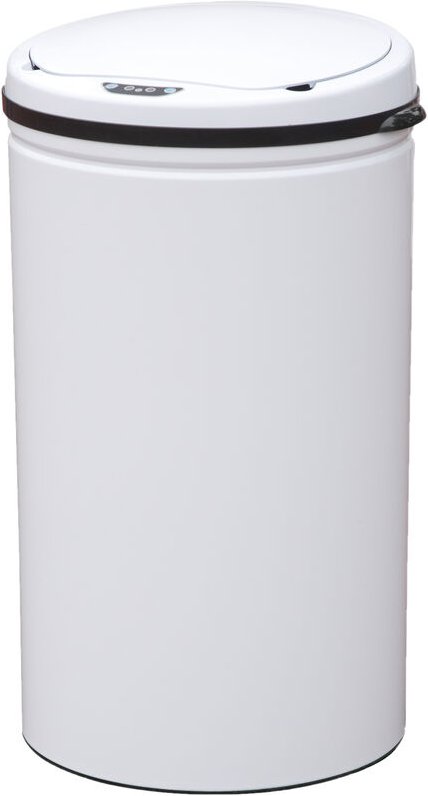 Sensor-Mülleimer 30L Mülleimer mit Sensor Abfalleimer Küche Weiß - Svita