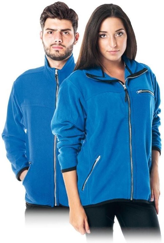 Blaue Fleecejacke für Damen und Herren, 290 g/m² Gr. XXXL